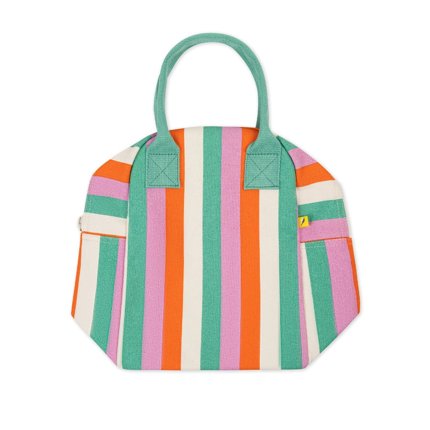 Zipper Lunch Bag - Three Stripe