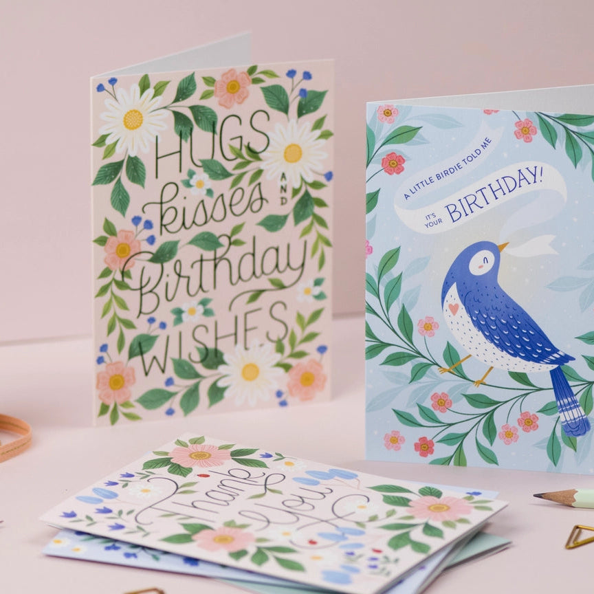 Hugs, Kisses & Birthday Wishes Card