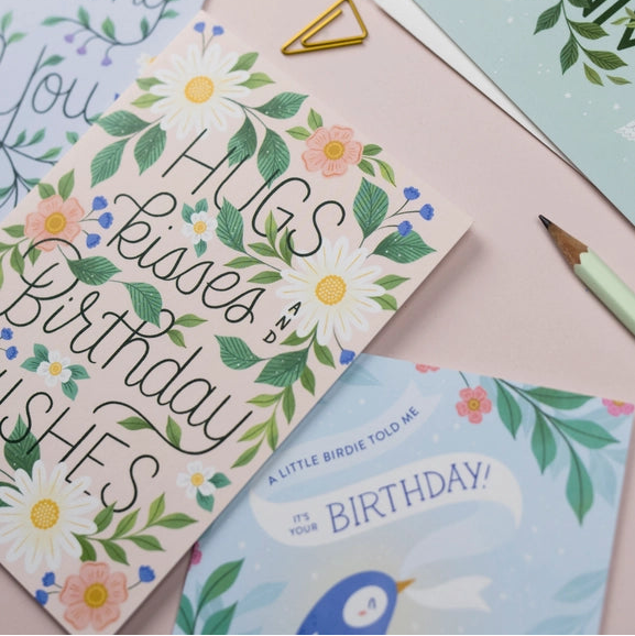 Hugs, Kisses & Birthday Wishes Card