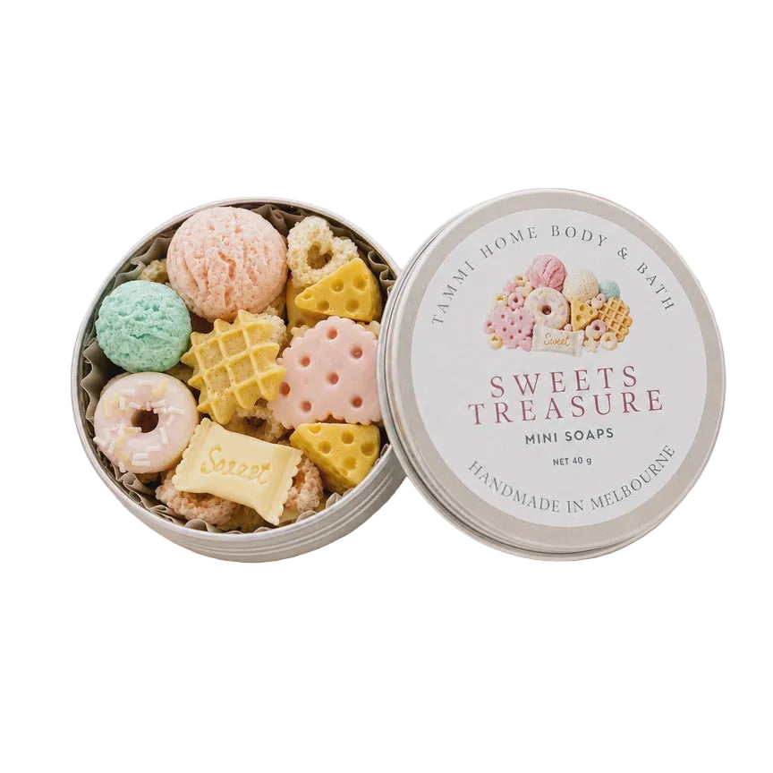 Mini Soaps Gift Tin - Sweets Treasure