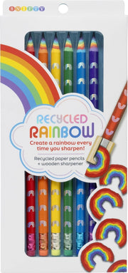 Recycled Rainbow Pencils