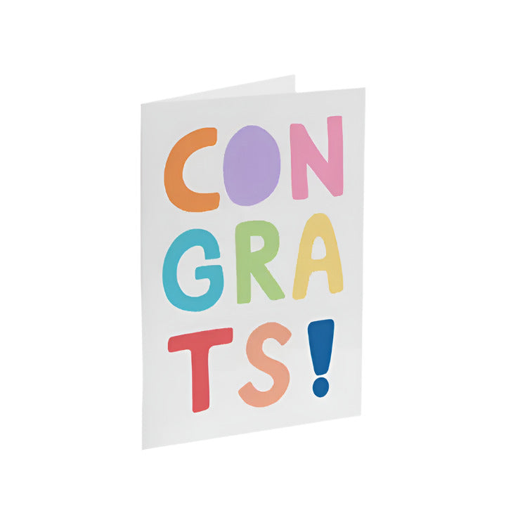 Colourful Congrats Card