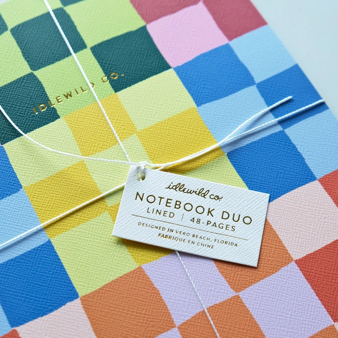 Notebook Duo - Rainbow Check