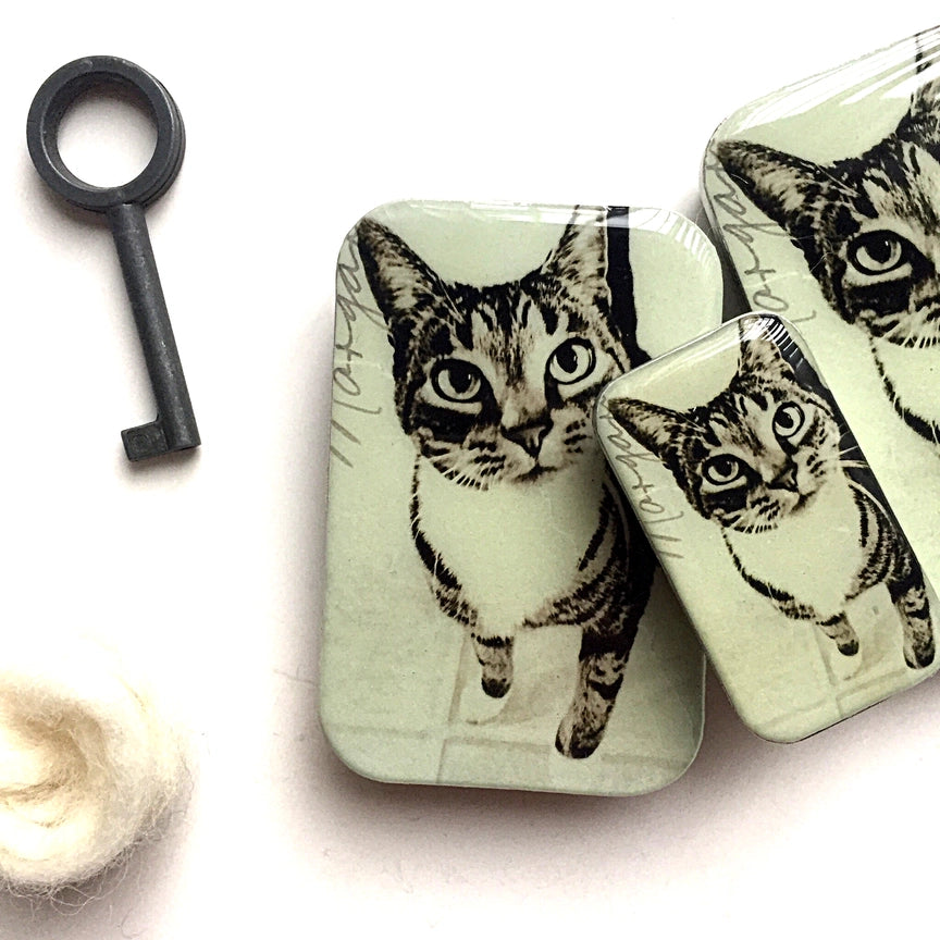 Notions Tin Large - Cat