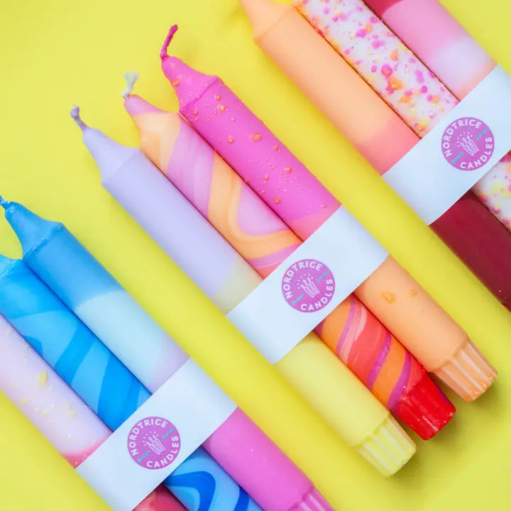Taper Candles Set of 3 - Summer Sunset Party