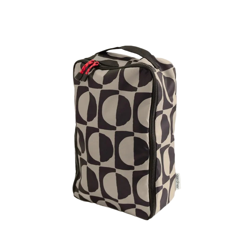 Zip Shoe Packing Cube - Mono Circle