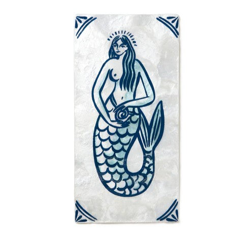 Capiz Shell Art Tile - Taverna - Mermaid