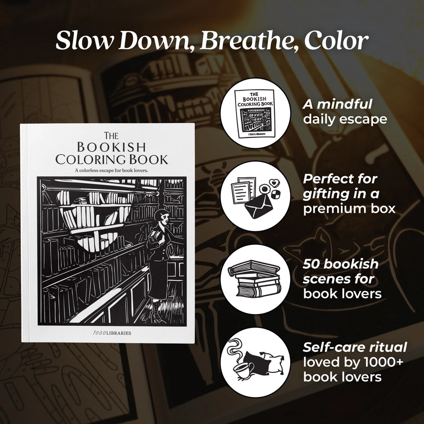 The Bookish Colouring Book