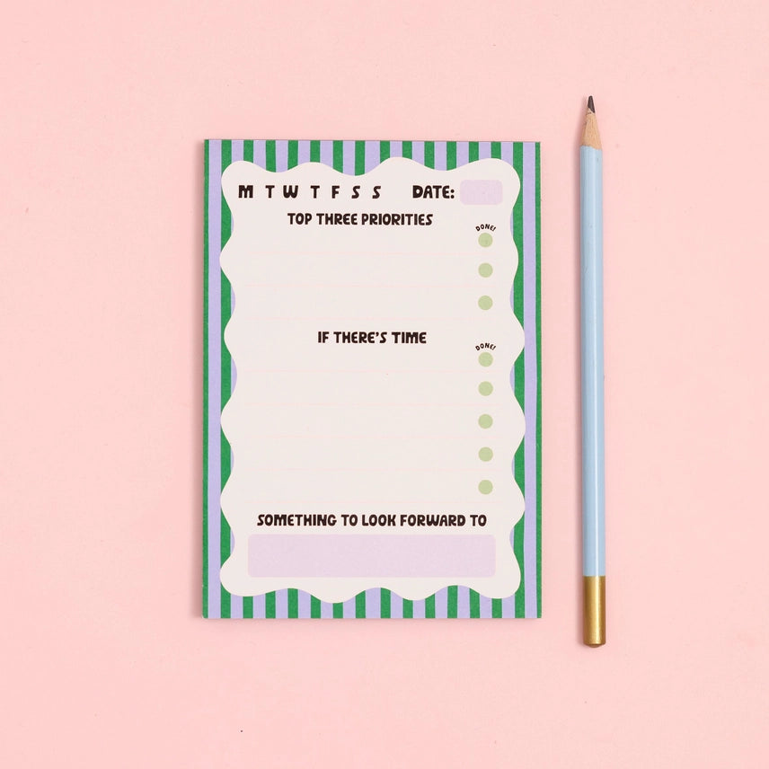 A6 Notepad - Daily Planner