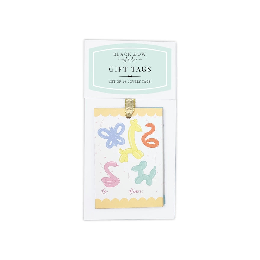 Birthday Party Gift Tags - Set of 10