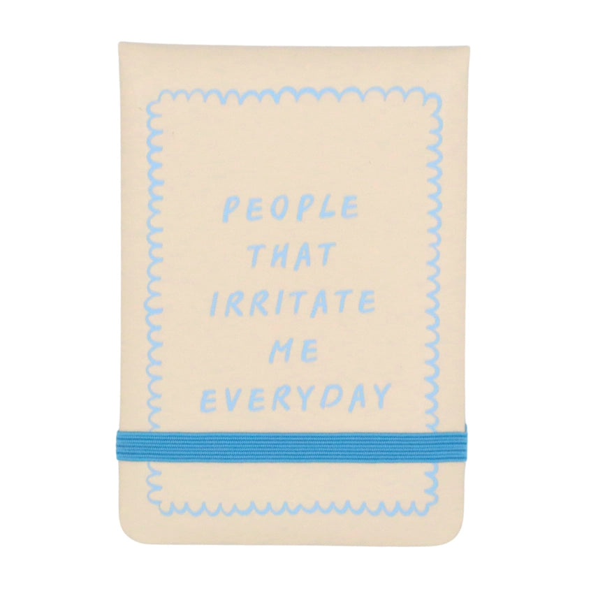 Leatherette Pocket Journal - People That Irritate Me