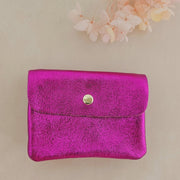 Kangoo Leather Coin Purse - Fuchsia