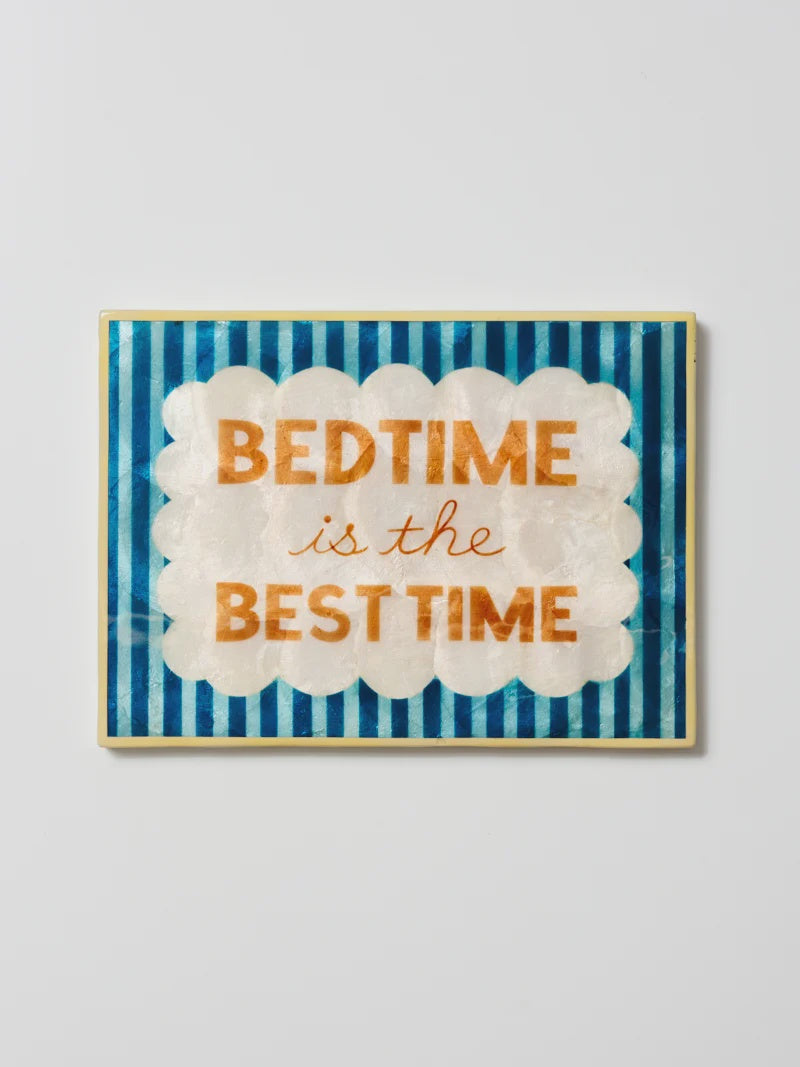 Capiz Shell Art Tile - Fun House - Bedtime