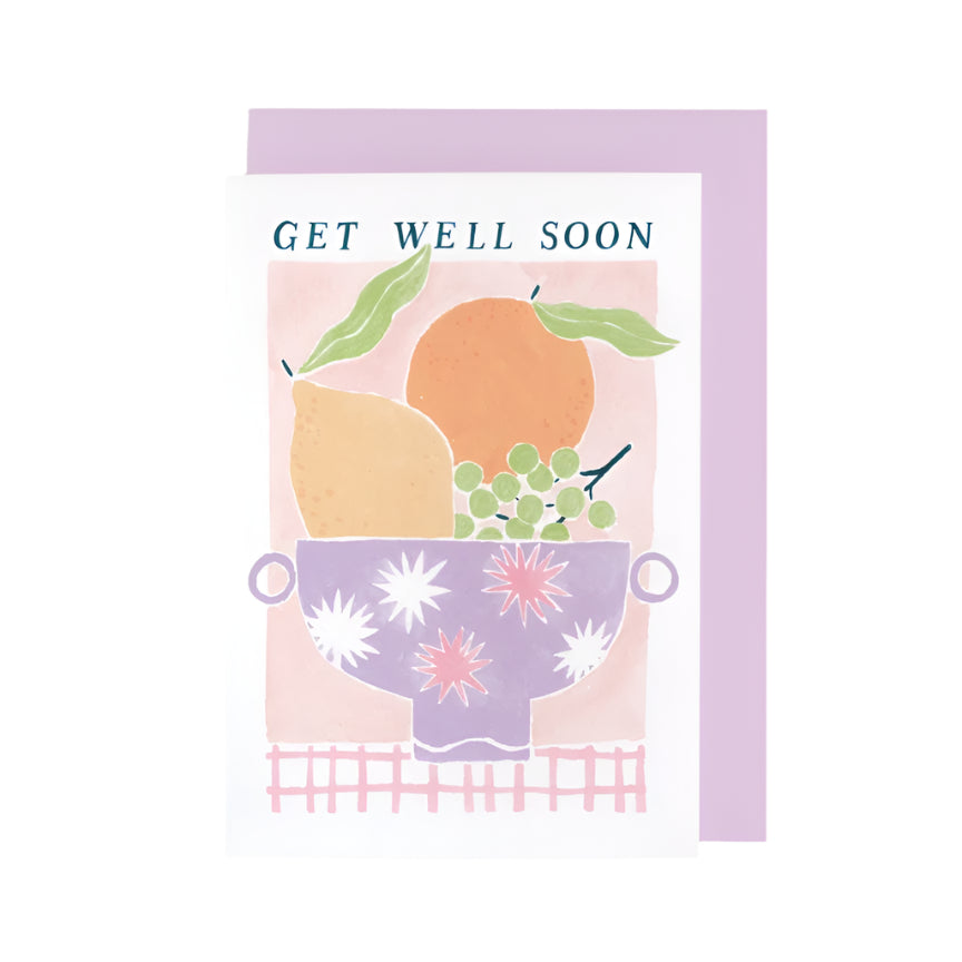 Fruit Get Well Soon Card