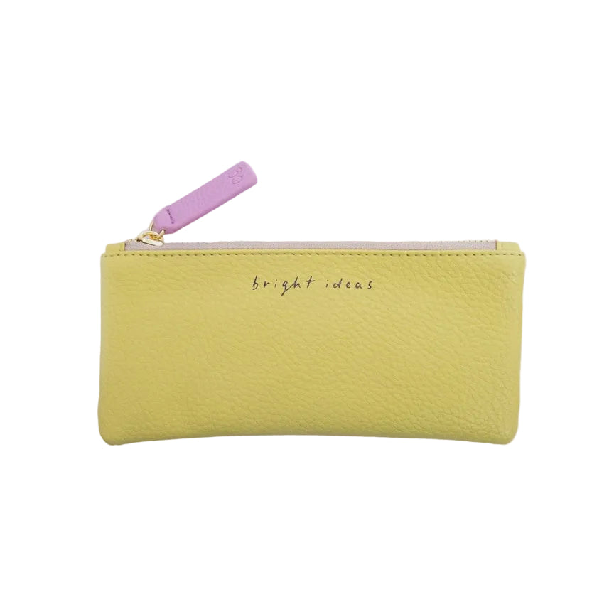 CG Rectangle Pencil Case - Pear Green Bright Ideas