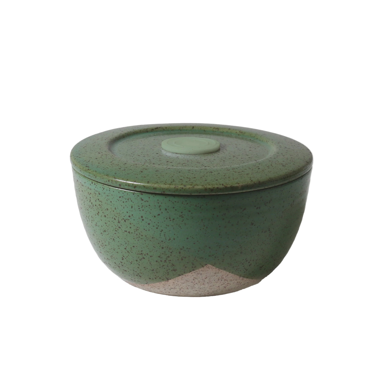 360ml Ceramic Containers Set of 2  - Green
