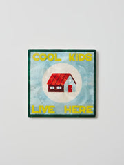 Capiz Shell Art Tile - Fun House - Cool Kids