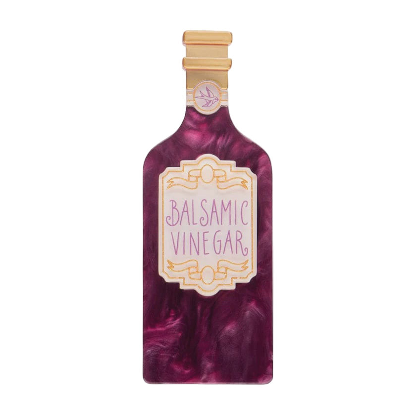 Condiments Brooch - Balsamic Bliss