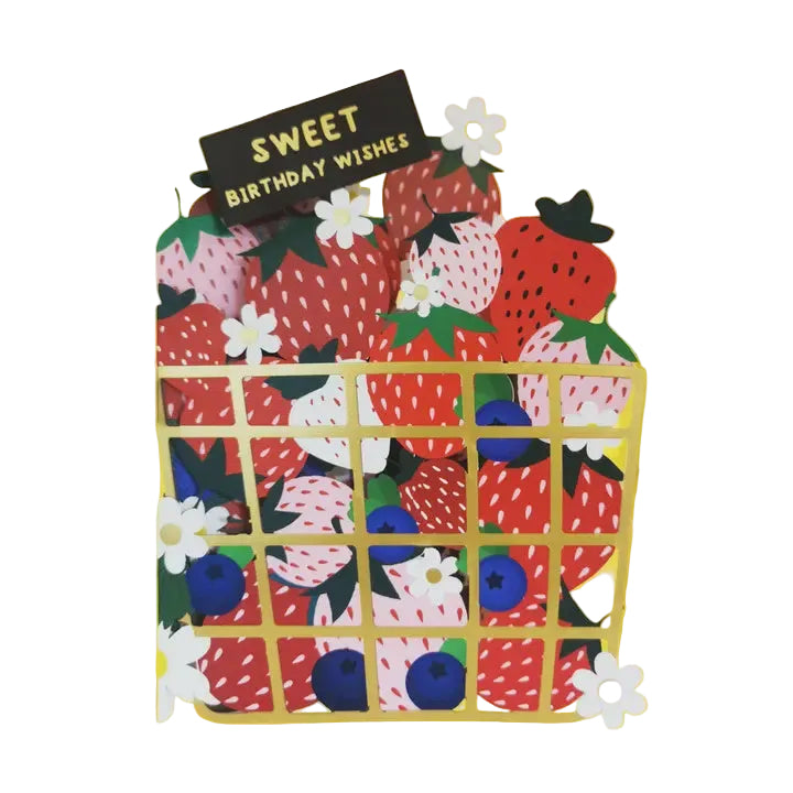 Cut Art Card - Sweet Birthday Wishes
