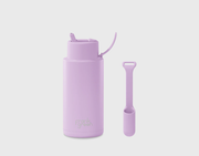 Lip & Sip Bundle - 1L Ceramic Bottle with Lip Gloss Holder Lilac Haze