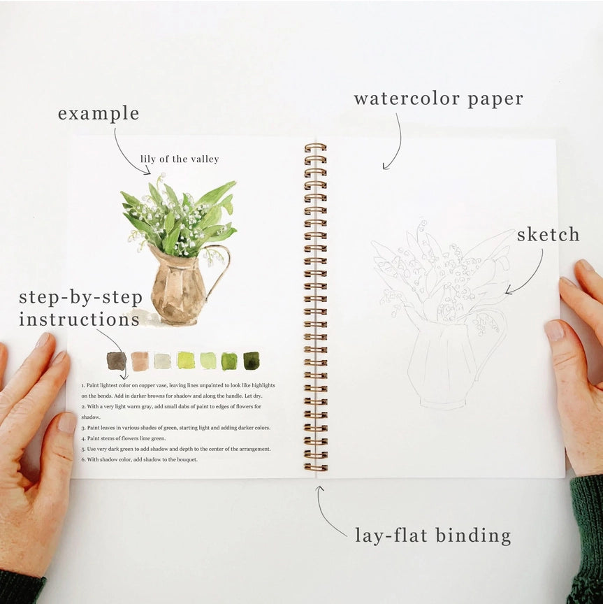 Watercolour Workbook - Bouquets