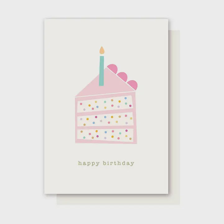 Slice of Cake Birthday Card