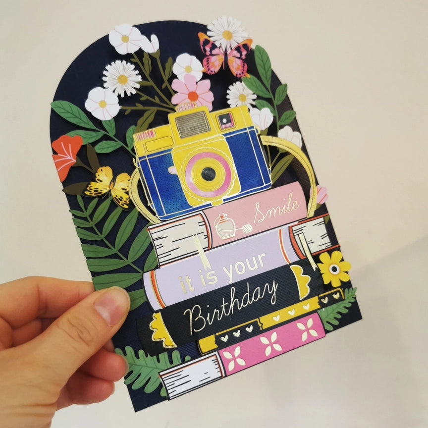 Cut Art Card - Smile It Is Your Birthday
