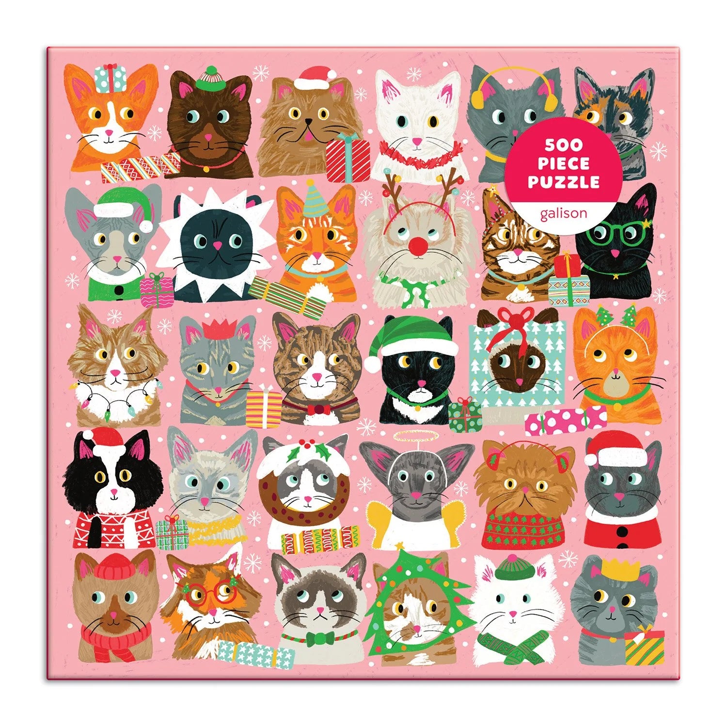 500pc Puzzle - Festive Fur Balls