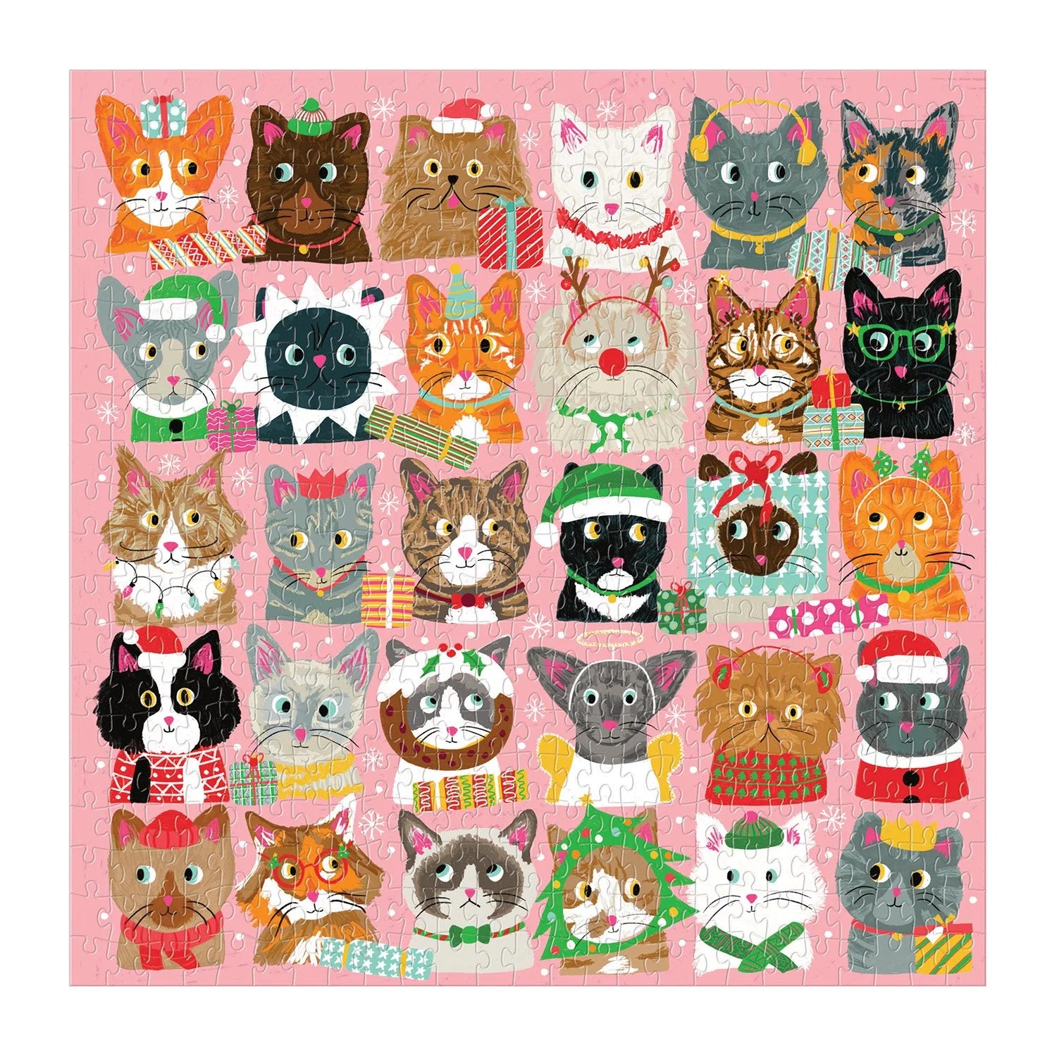 500pc Puzzle - Festive Fur Balls