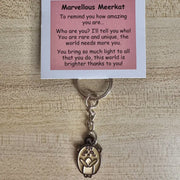 Little Joys Key Ring - Marvellous Meerkat