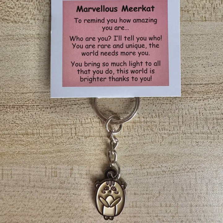 Little Joys Key Ring - Marvellous Meerkat