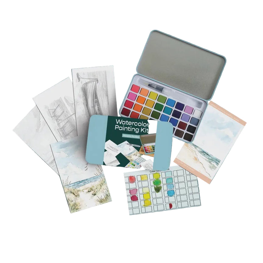 Watercolour Painting Kit - Seaside Studies