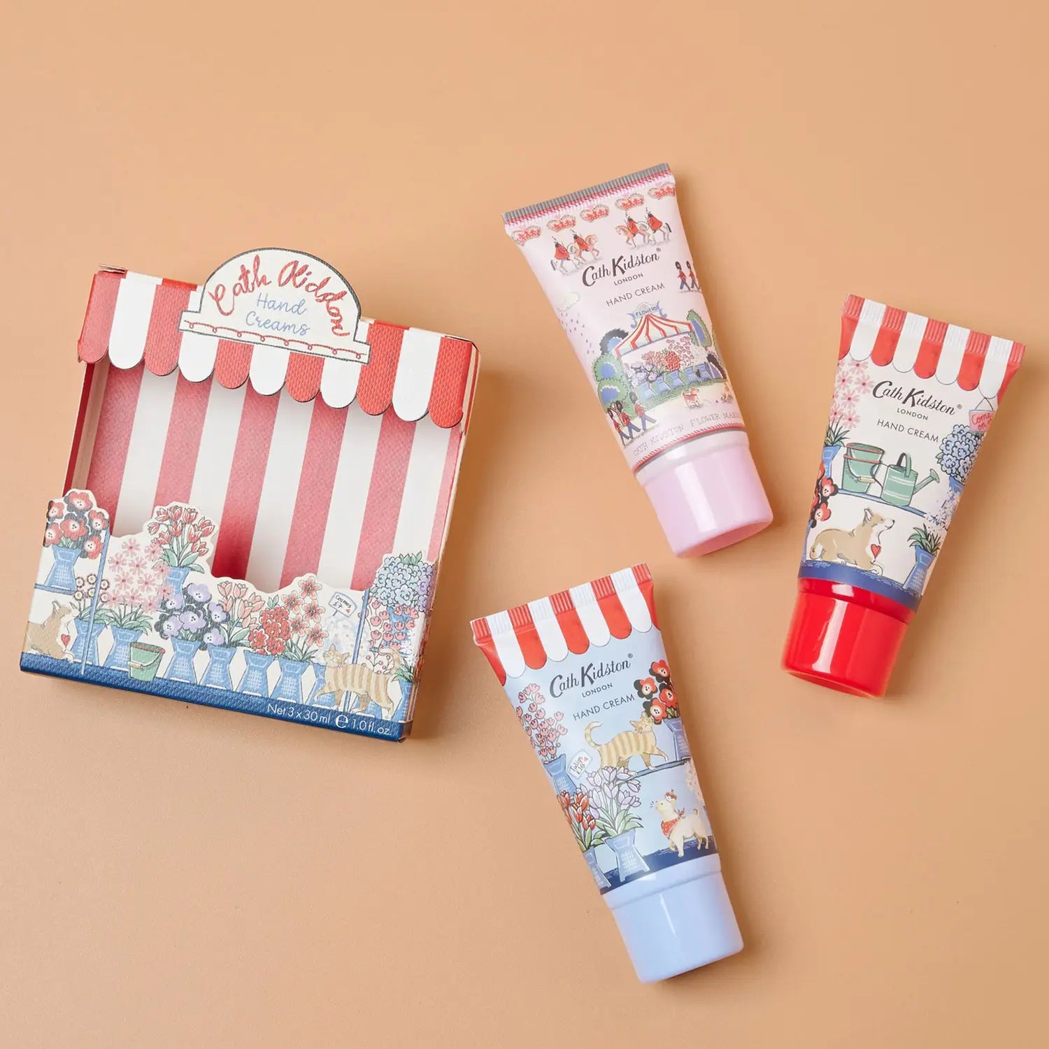 Cath Kidston Flower Market Mixed Bunch Hand Cream Trio