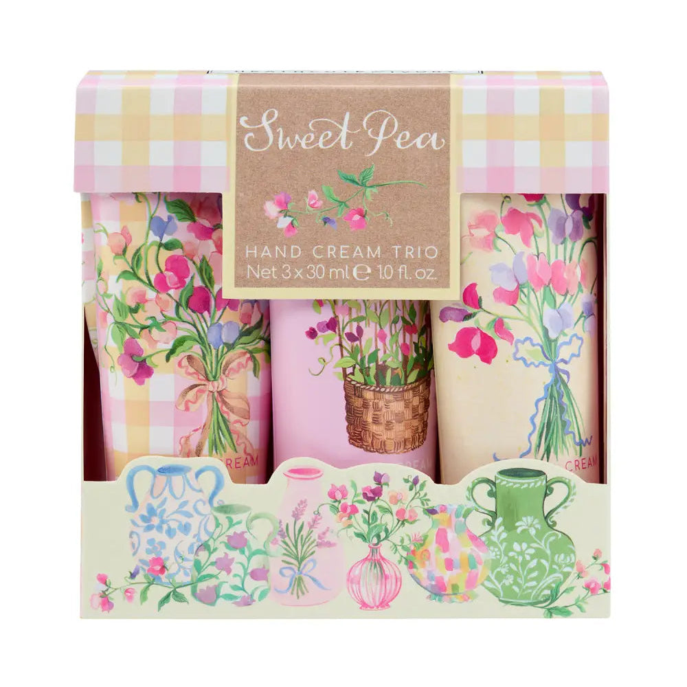 Sweet Pea Hand Cream Trio
