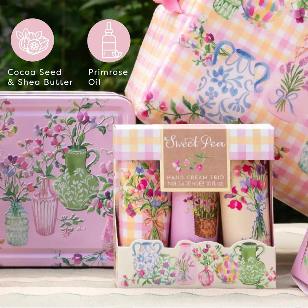 Sweet Pea Hand Cream Trio