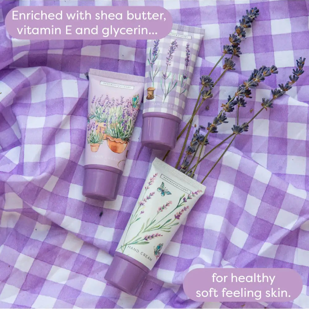 English Lavender Hand Cream Trio