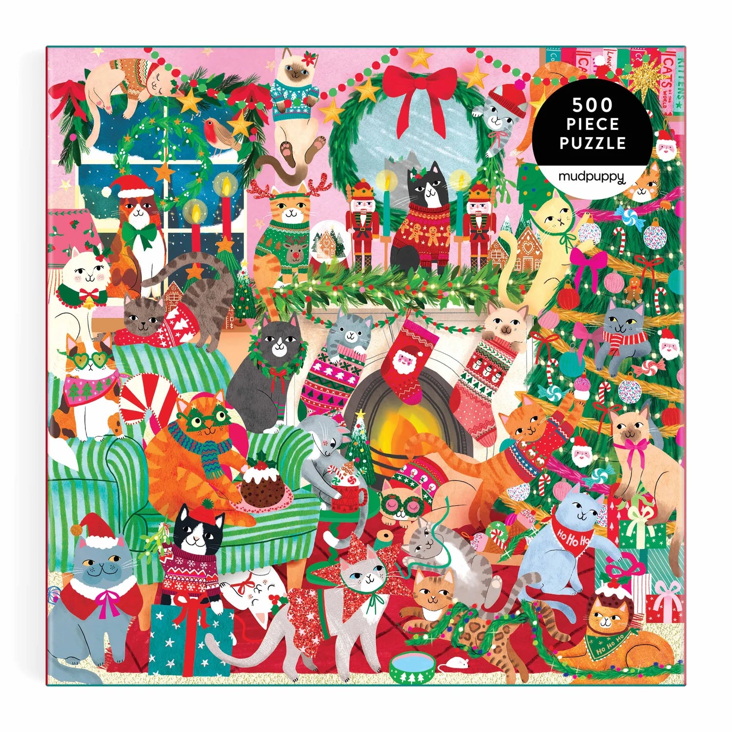 500pc Puzzle - Merry Catmas!