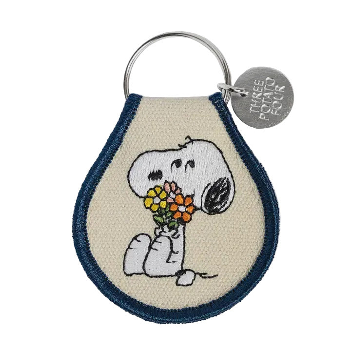 Patch Keychain - Snoopy Flower Bouquet