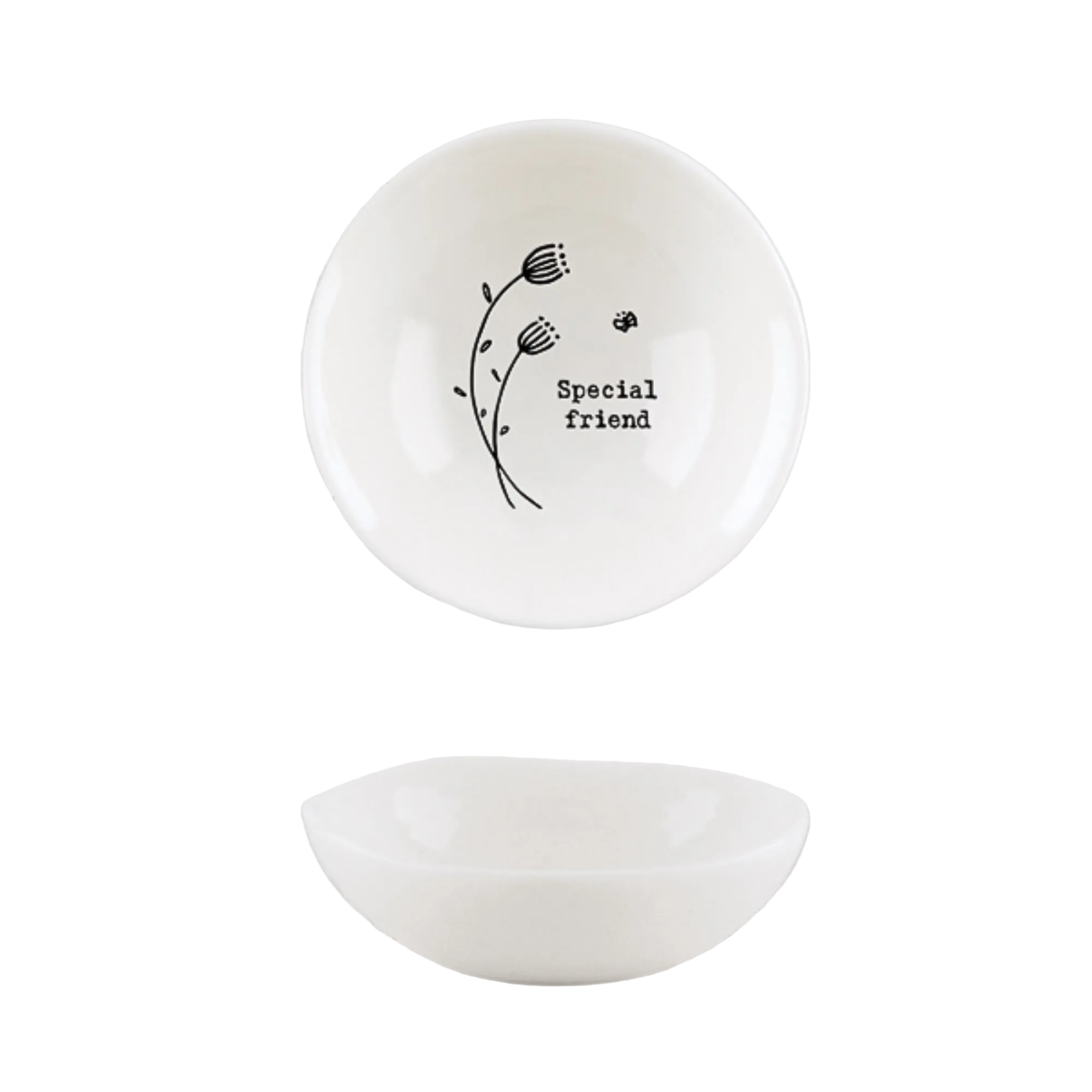 Wobbly Porcelain Bowl (S) - Special Friend