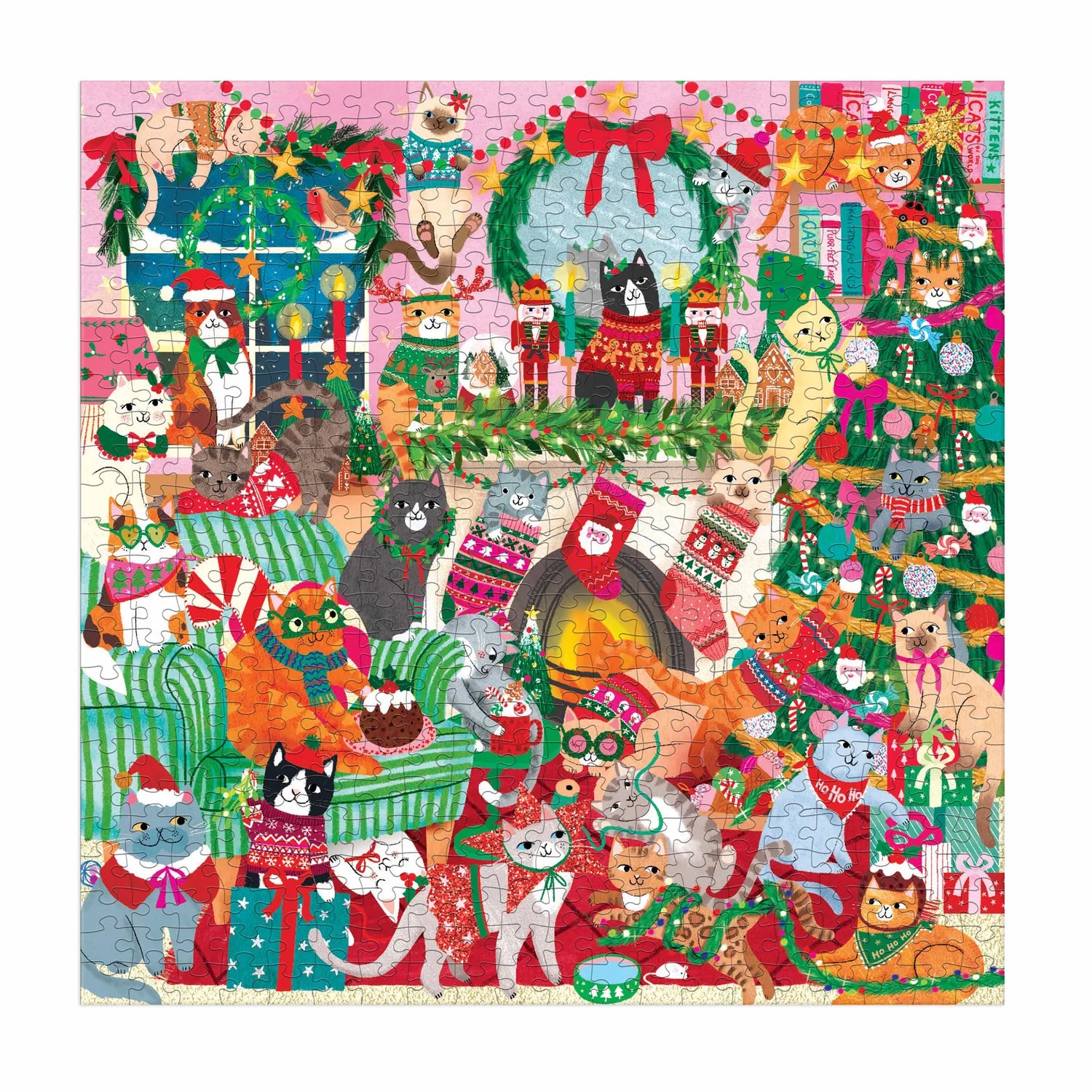 500pc Puzzle - Merry Catmas!