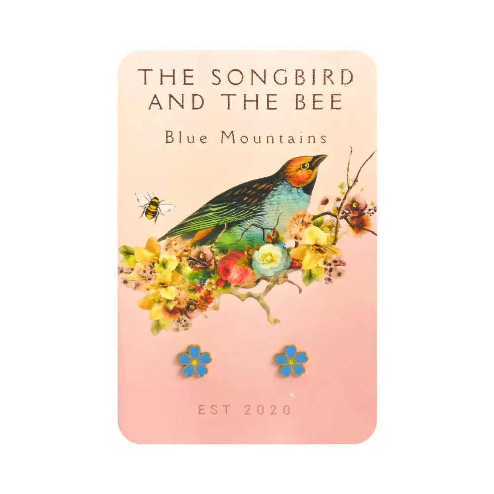 Stud Earrings - Forget-Me-Not