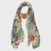 Fruit Print Modal Silk Designer Scarf