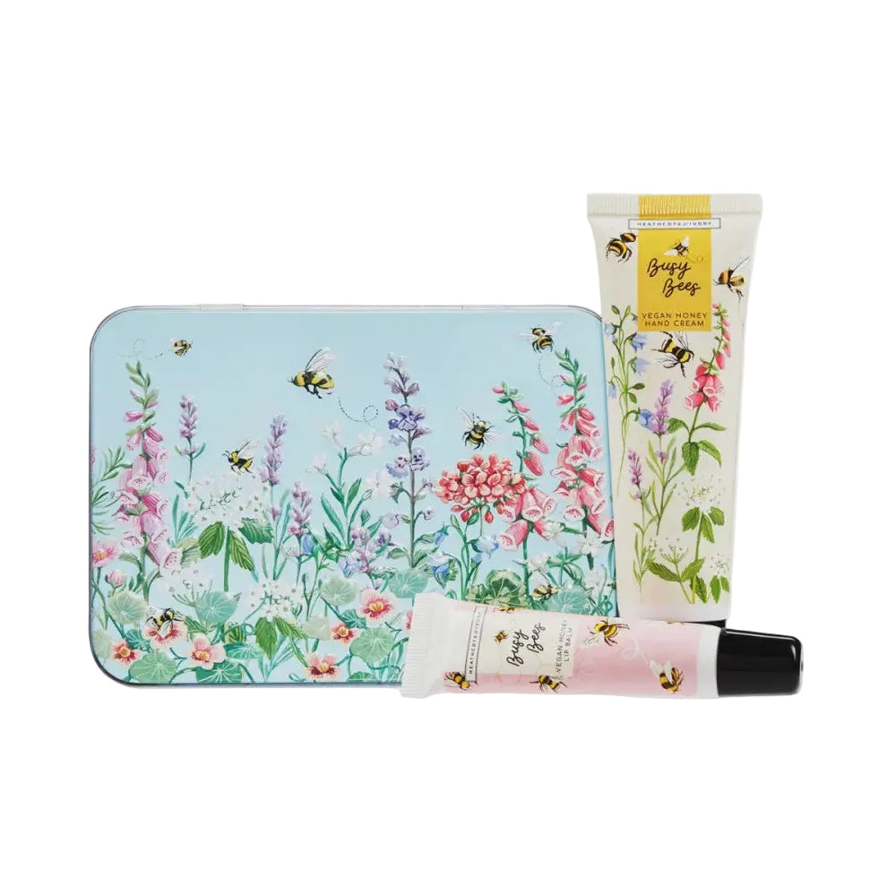 Busy Bees Hand Cream & Lip Balm in Tin
