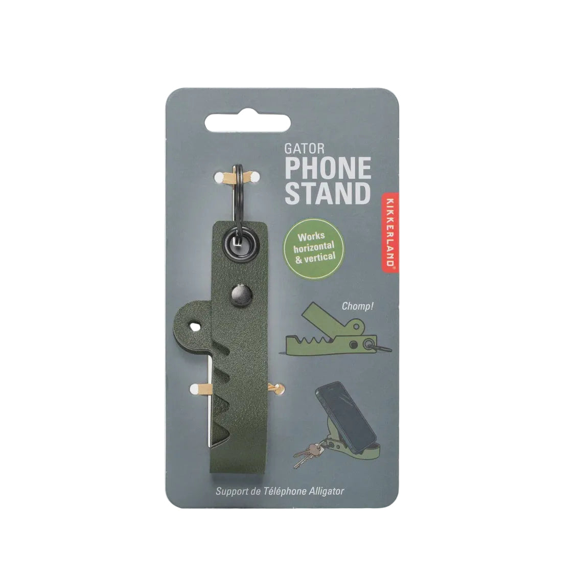Gator Phone Stand Keyring