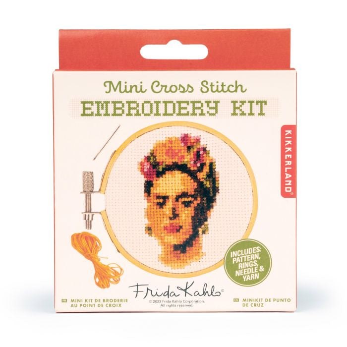 Mini Cross Stitch Kit - Frida