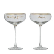 Cheers Coupe Glasses - Set of 2