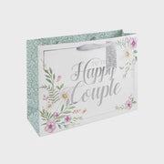 Gift Bag with Greeting Card - Happy Couple Shopper