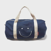 Denim Duffle Bag - Happy Face