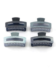 Hair Clip Large Hollow - Shades of Denim
