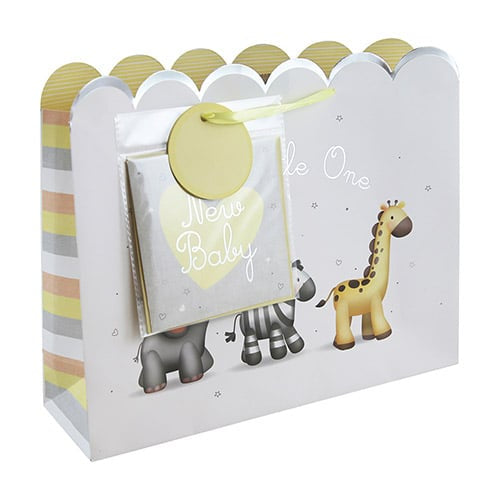 Gift Bag With Greeting Card - Hello Little One